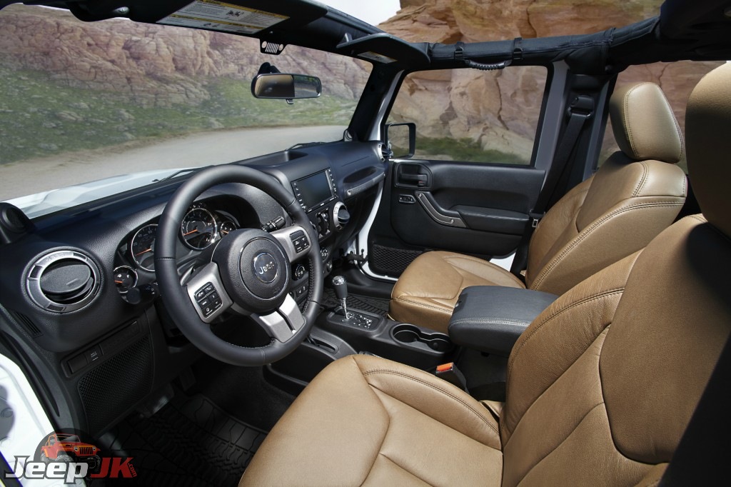 Wrangler Moab interior