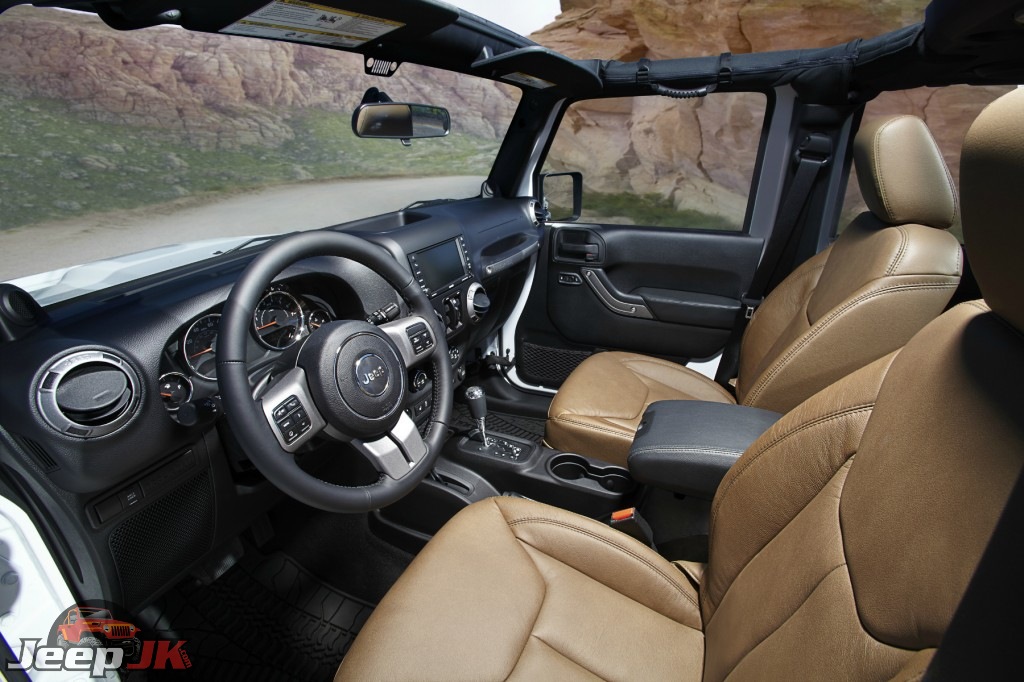 Wrangler Moab interior